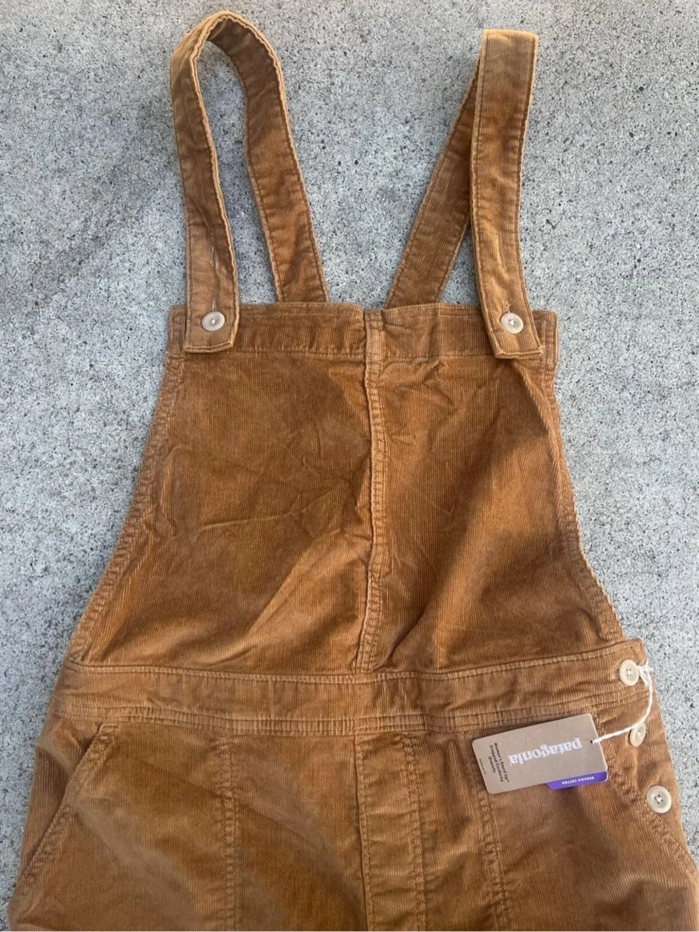 NWT Patagonia Corduroy Stand Up Overalls Size 10 Wide Leg - Picture 3 of 8